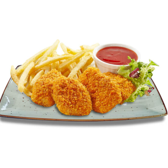 5 pcs Chicken Nuggets Pommes Frites